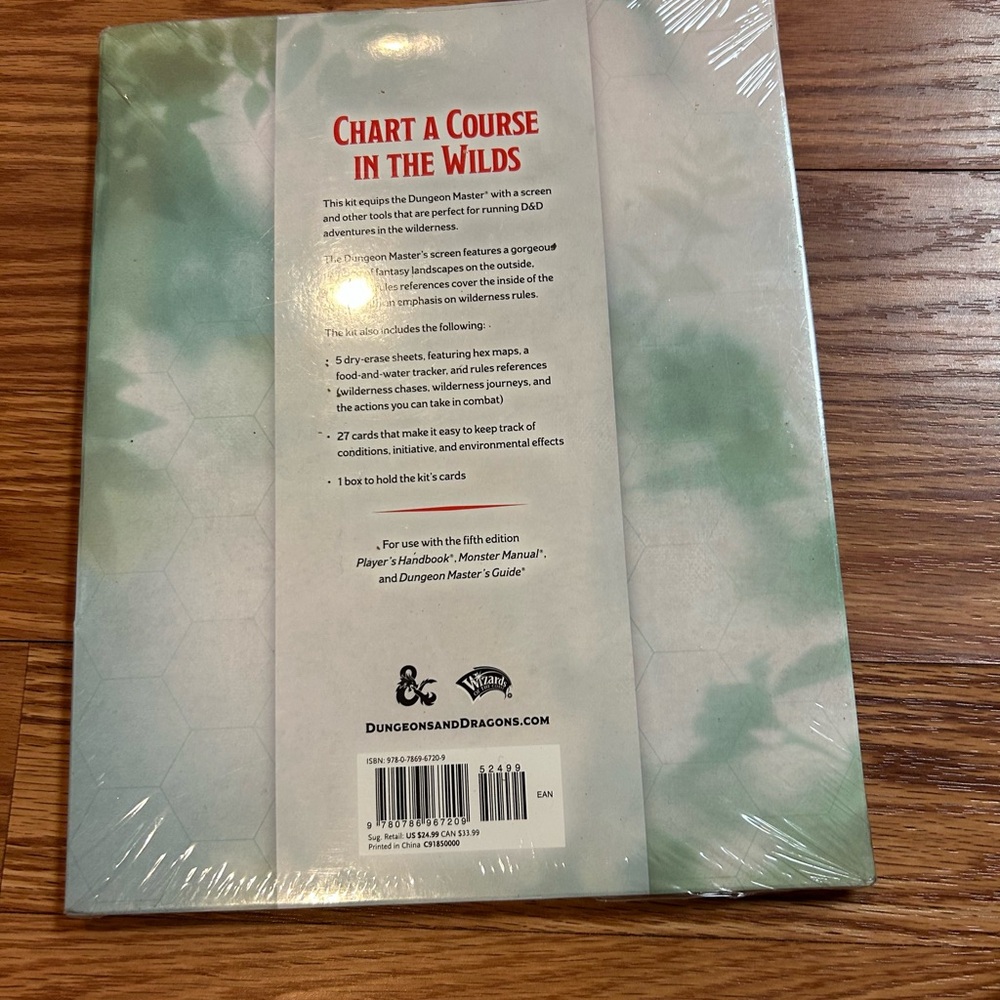 Dungeon and Dragons Master Screen Wilderness Adventure Kit - Picture 2 of 2